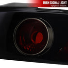 1994-2001 Acura Integra Hatchback Tail Lights (Glossy Black Housing/Smoke Lens)