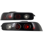 1994-2001 Acura Integra Hatchback Tail Lights (Glossy Black Housing/Smoke Lens)