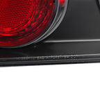 1994-2001 Acura Integra Hatchback Tail Lights (Matte Black Housing/Clear Lens)