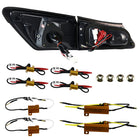 2006-2008 Lexus IS250/IS350 LED Tail Lights & Trunk Lights (Jet Black Housing/Clear Lens)