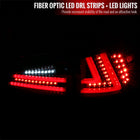2006-2008 Lexus IS250/IS350 LED Tail Lights & Trunk Lights (Jet Black Housing/Clear Lens)