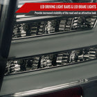 2007-2009 Lexus LS460 LED Tail Lights + Trunk Lights (Chrome Housing/Smoke Lens)