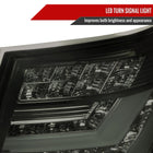 2007-2009 Lexus LS460 LED Tail Lights + Trunk Lights (Chrome Housing/Smoke Lens)