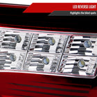 2007-2009 Lexus LS460 LED Tail Lights & Trunk Lights (Chrome Housing/Red Lens)