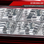 2007-2009 Lexus LS460 LED Tail Lights & Trunk Lights (Chrome Housing/Red Lens)
