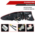 2007-2009 Lexus LS460 LED Tail Lights & Trunk Lights (Chrome Housing/Red Lens)