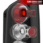2005-2012 Nissan Pathfinder Tail Lights (Matte Black Housing/Clear Lens)