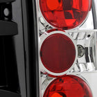 1996-2004 Nisssan Pathfinder/ Infiniti QX4 Tail Lights (Chrome Housing/Clear Lens)