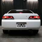 1997-2001 Honda Prelude Factory Style Tail Lights (Chrome Housing/Red Clear Lens)