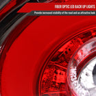 1999-2002 Nissan Skyline GT R34 JDM Red LED Tail Lights (Chrome Housing/Red Lens)
