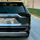 2019-2024 Toyota RAV4 White LED Bar Sequential Signal Tail Lights (Glossy Black Housing/Dark Smoke Lens)