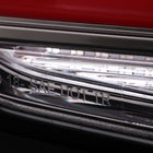 2019-2024 Toyota RAV4 Red LED Bar Sequential Signal Tail Lights (Jet Black Housing/Clear Lens)