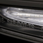 2019-2024 Toyota RAV4 White LED Bar Sequential Signal Tail Lights (Matte Black Housing/Clear Lens)