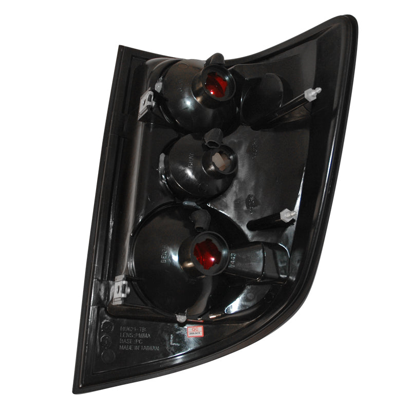 2005-2010 Honda Ridgeline Factory Style Tail Lights (Matte Black Housing/Clear Lens)