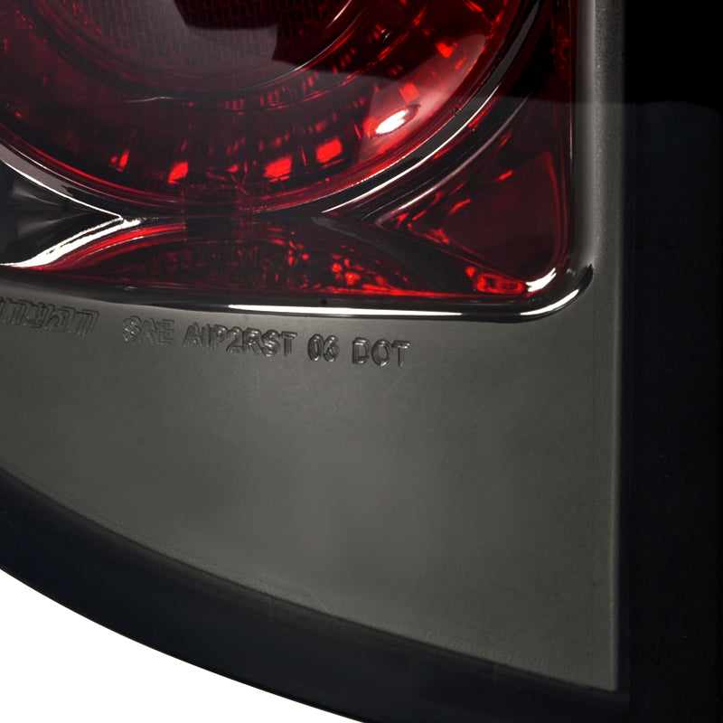 2005-2010 Honda Ridgeline Factory Style Tail Lights (Chrome Housing/Smoke Lens)