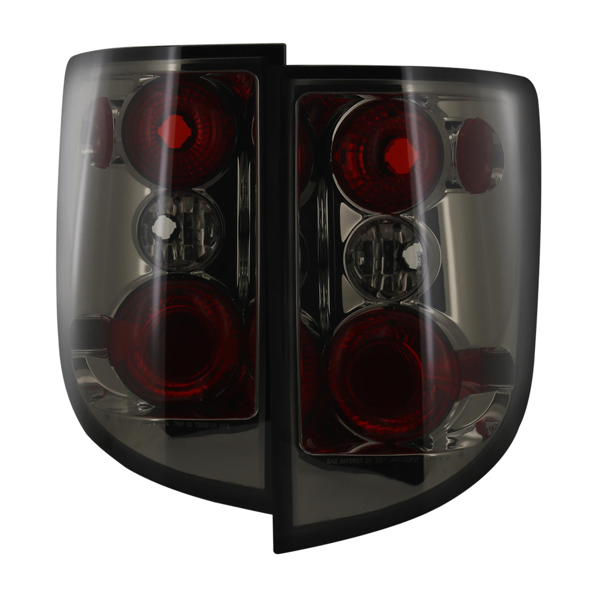 2005-2010 Honda Ridgeline Factory Style Tail Lights (Chrome Housing/Smoke Lens)