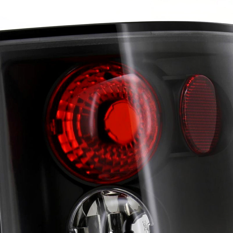 2005-2010 Honda Ridgeline Factory Style Tail Lights (Matte Black Housing/Clear Lens)