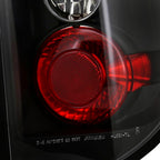 2005-2010 Honda Ridgeline Factory Style Tail Lights (Matte Black Housing/Clear Lens)