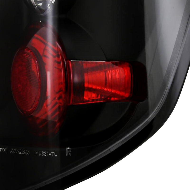 2005-2010 Honda Ridgeline Factory Style Tail Lights (Matte Black Housing/Clear Lens)