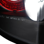 2005-2010 Honda Ridgeline Factory Style Tail Lights (Matte Black Housing/Clear Lens)