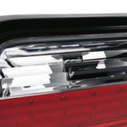 1989-1994 Nissan 240SX S13 Coupe LED Tail Lights (Chrome Housing/Clear Lens)