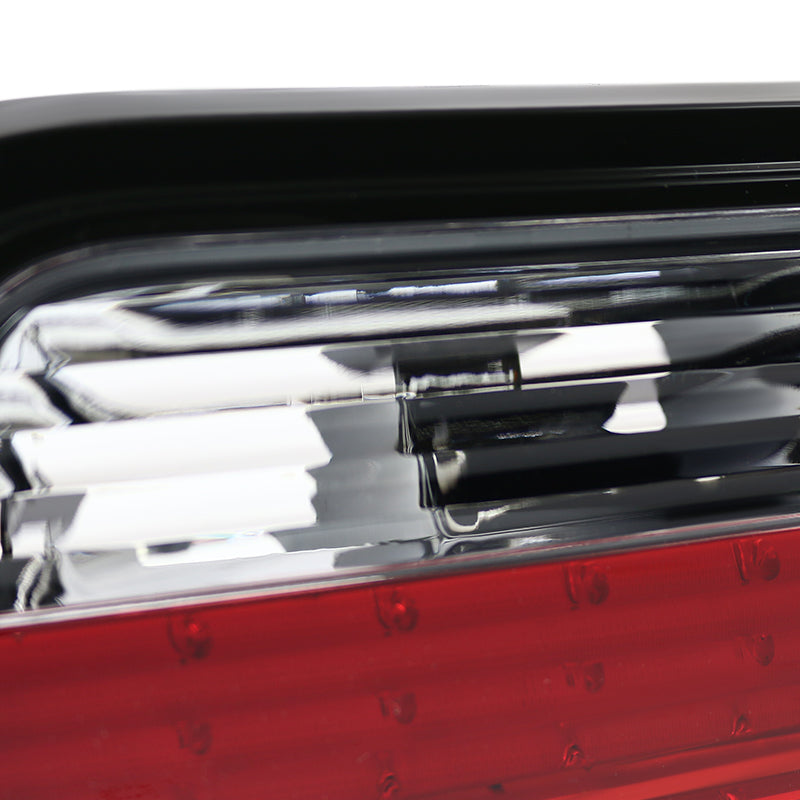 1989-1994 Nissan 240SX S13 Coupe LED Tail Lights (Chrome Housing/Clear Lens)