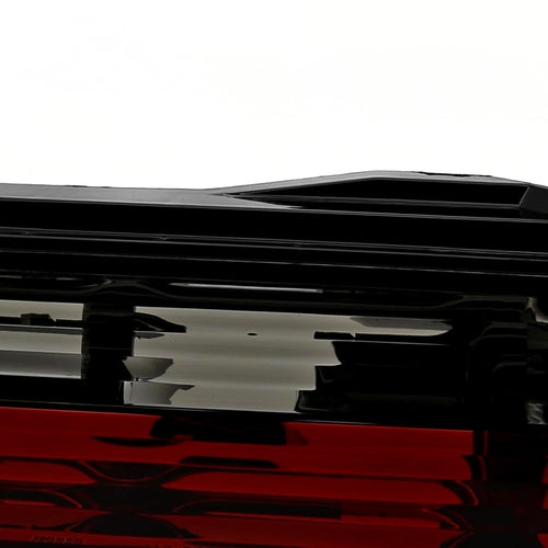1989-1994 Nissan 240SX S13 Coupe Tail Lights (Chrome Housing/Red Smoke Lens)