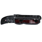 1989-1994 Nissan 240SX S13 Coupe Tail Lights (Chrome Housing/Red Smoke Lens)