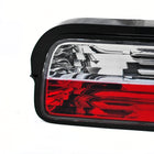 1989-1994 Nissan 240SX S13 Coupe Tail Lights (Chrome Housing/Red Clear Lens)