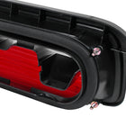 1989-1994 Nissan 240SX S13 Coupe Tail Lights (Chrome Housing/Red Clear Lens)