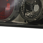 1989-1994 Nissan 240SX S13 Hatchback Tail Lights (Chrome Housing/Smoke Lens)