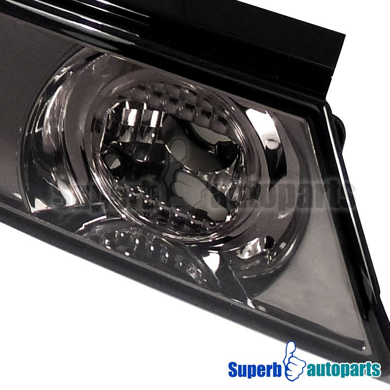 1989-1994 Nissan 240SX S13 Center Trunk Tail Light (Chrome Housing/Smoke Lens)