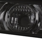 1989-1994 Nissan 240SX S13 Center Trunk Tail Light (Chrome Housing/Smoke Lens)