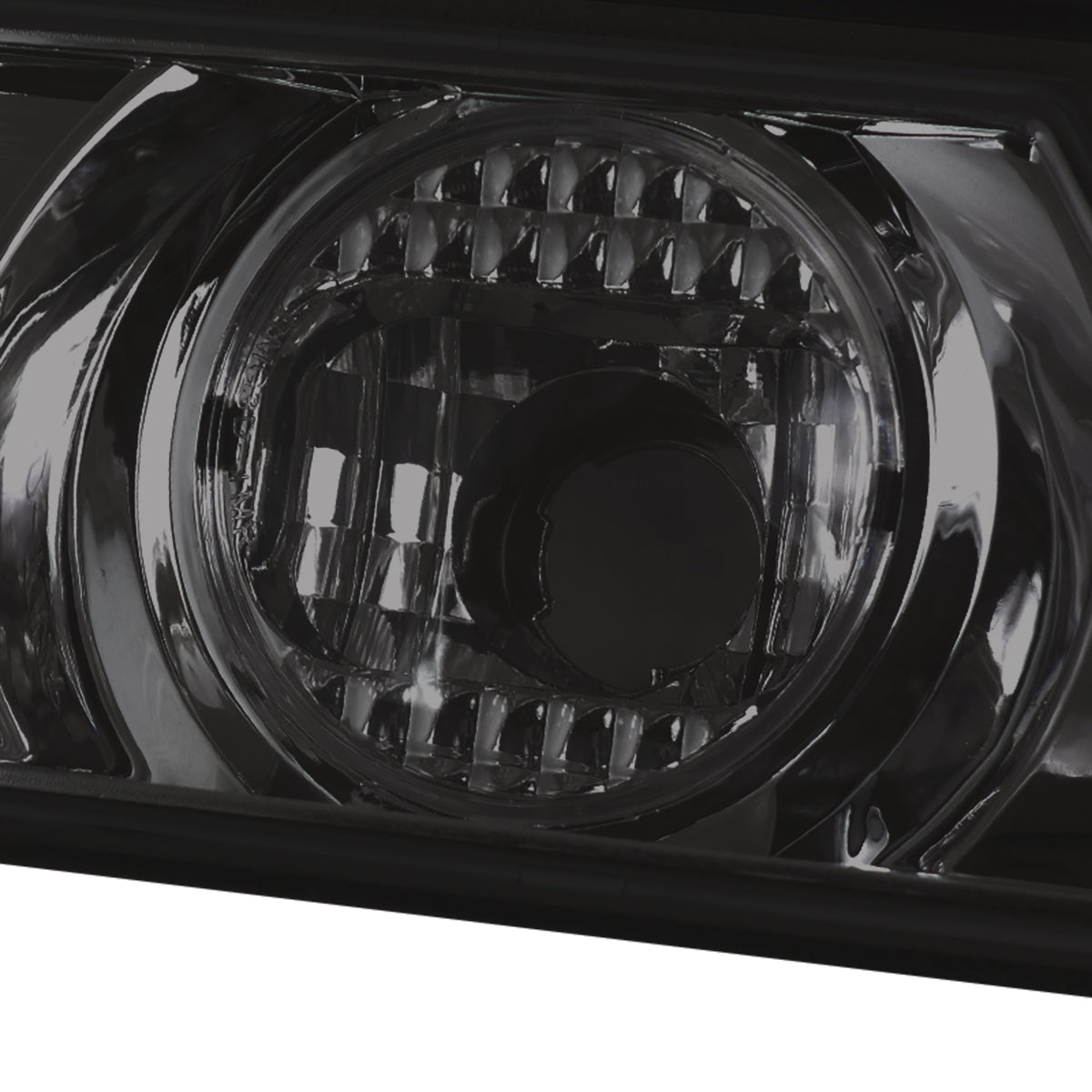 1989-1994 Nissan 240SX S13 Center Trunk Tail Light (Chrome Housing/Smoke Lens)