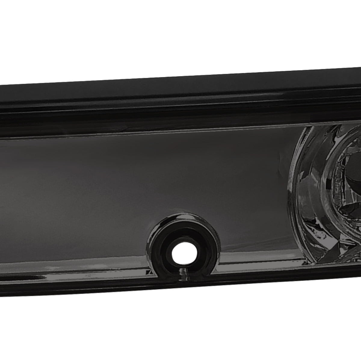 1989-1994 Nissan 240SX S13 Center Trunk Tail Light (Chrome Housing/Smoke Lens)
