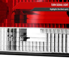 1989-1994 Nissan 240SX S13 Hatchback Tail Lights (Chrome Housing/Red Clear Lens)