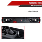 1989-1994 Nissan 240SX S13 Hatchback Center Trunk Light (Chrome Housing/Red Clear Lens)