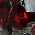 2005-2008 Toyota Tacoma Tail Lights (Chrome Housing/Smoke Lens)