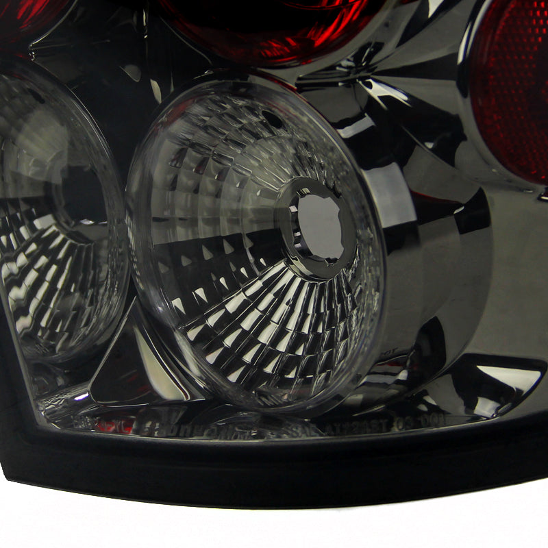 2005-2008 Toyota Tacoma Tail Lights (Chrome Housing/Smoke Lens)
