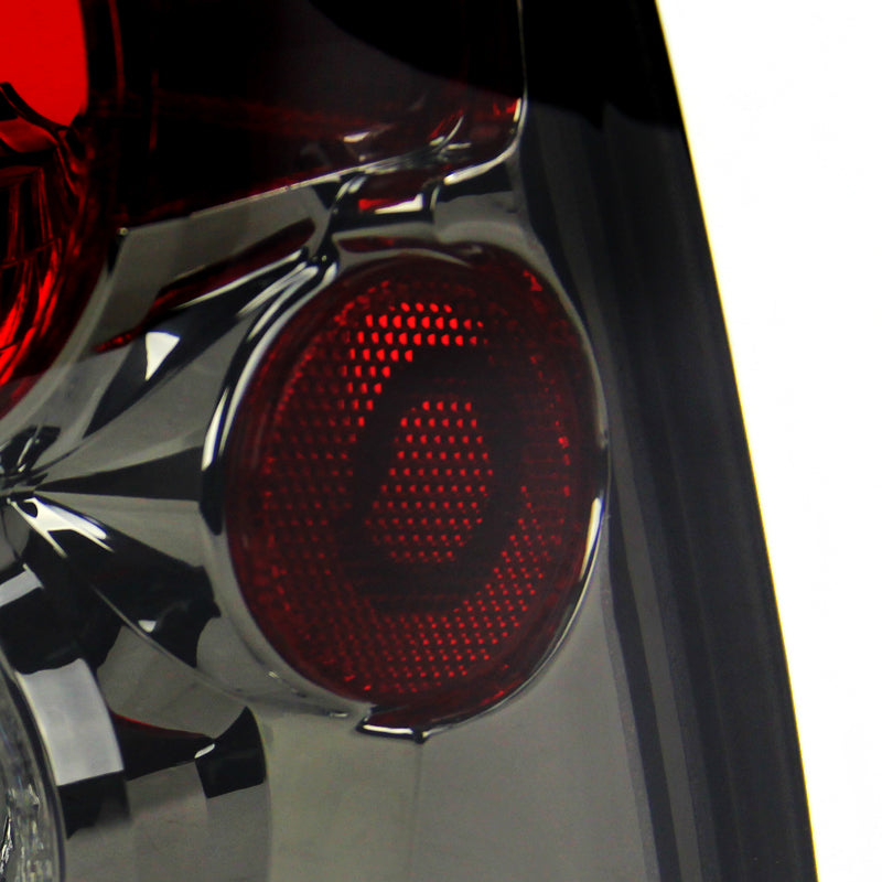 2005-2008 Toyota Tacoma Tail Lights (Chrome Housing/Smoke Lens)