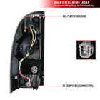 2005-2015 Toyota Tacoma LED Tail Lights (Chrome Housing/Smoke Lens)