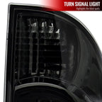 2005-2015 Toyota Tacoma LED Tail Lights (Chrome Housing/Smoke Lens)