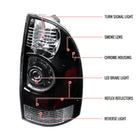 2005-2015 Toyota Tacoma LED Tail Lights (Matte Black Housing/Clear Lens)