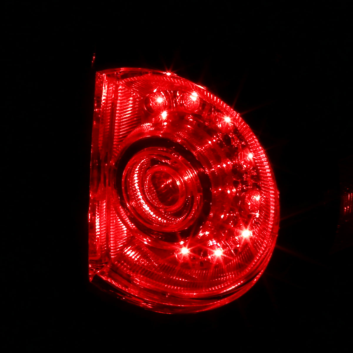 2005-2015 Toyota Tacoma LED Tail Lights (Chrome Housing/Dark Smoke Lens)