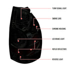 2005-2015 Toyota Tacoma LED Tail Lights (Chrome Housing/Dark Smoke Lens)
