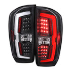 2016-2022 Toyota Tacoma LED Bar Tail Lights (Matte Black Housing/Clear Lens)