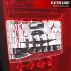 2016-2022 Toyota Tacoma LED Bar Tail Lights (Chrome Housing/Red Clear Lens)