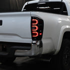 2016-2022 Toyota Tacoma Sequential Signal LED Tail Lights (Glossy Black Housing/Smoke Lens)