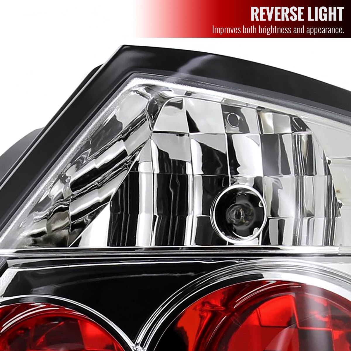 2004-2010 Scion tC Factory Style Tail Lights (Chrome Housing/Clear Lens)