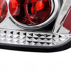 2004-2010 Scion tC Factory Style Tail Lights (Chrome Housing/Clear Lens)